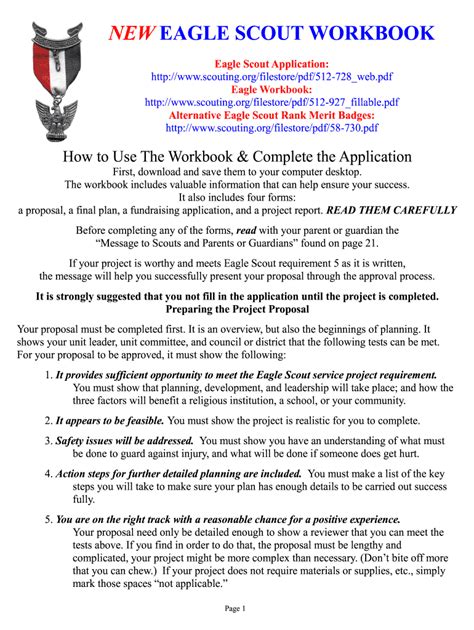 Eagle Workbook Example Funding Summary