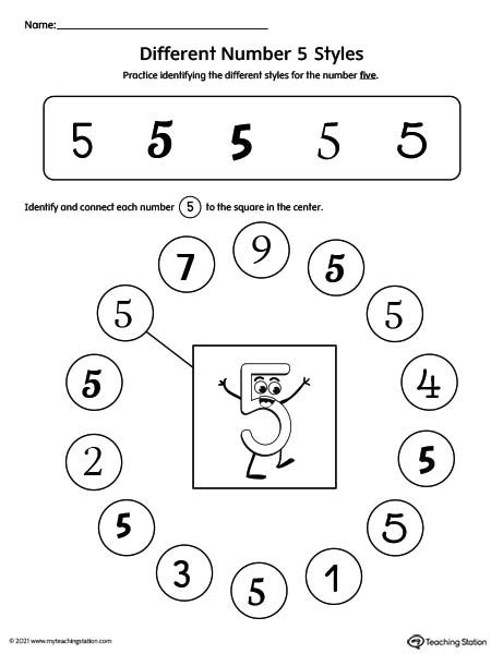Early Childhood Numbers Worksheets Myteachingstation Com 6 10 Preschool Worksheet - 6-10 Preschool Worksheet