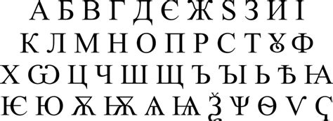 Early Cyrillic Alphabet Lore
