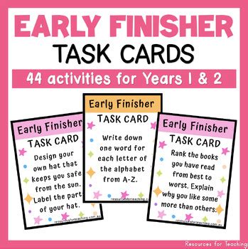 Early Finisher Task Cards