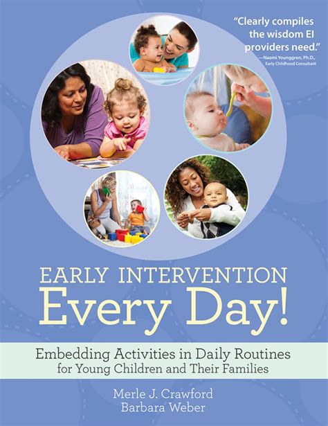 Early Intervention Every Day Embedding Activities In Daily Routines For Young Children And Their Families By Merle J Crawford Ms Otrl Bcba Cimi 2013 11 01