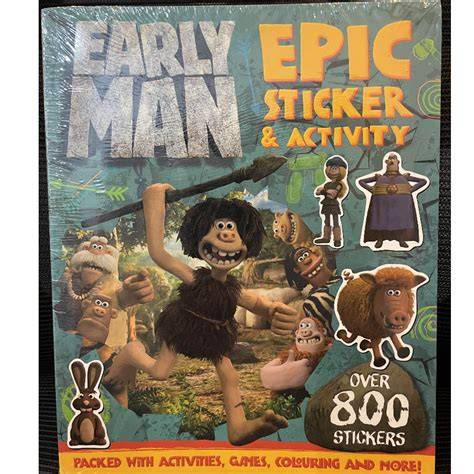 early man epic sticker activity book