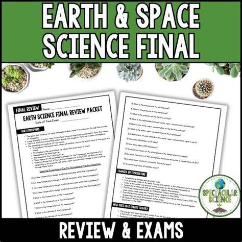 earth and space science final exam answers