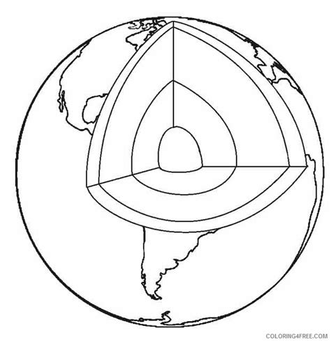 Earth Coloring Pages Coloring4free Com Layers Of The Earth Coloring Page - Layers Of The Earth Coloring Page
