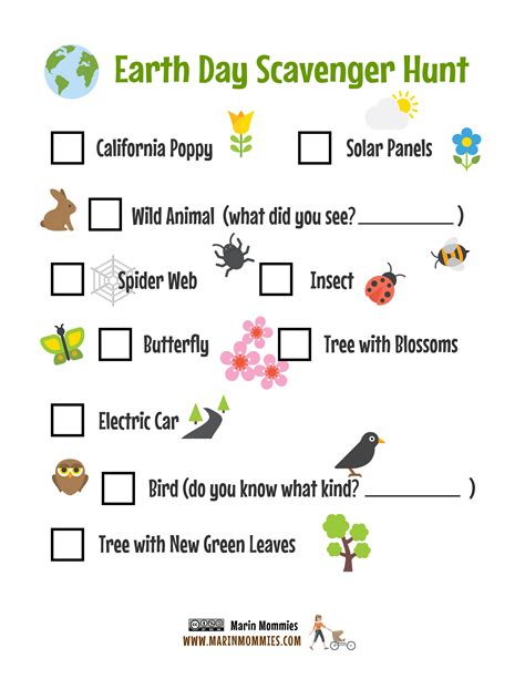 Earth Day Nature Scavenger Hunt Earth Science Scavenger Hunt - Earth Science Scavenger Hunt