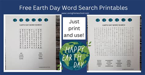 Earth Day Word Search Lovinghomeschool Com Earth Day Word Search - Earth Day Word Search