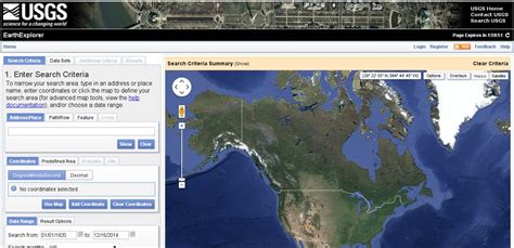 Earth Explorer Usgs