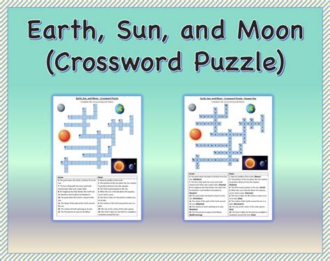 Earth Moon Crossword Puzzle Printable And Free 8th Earth Day Crossword Puzzle Answer Key - Earth Day Crossword Puzzle Answer Key