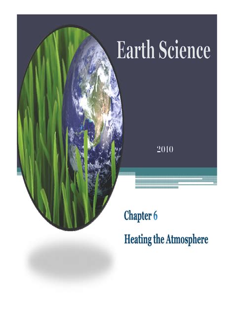 Earth Science Chapter 6 Test