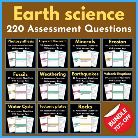 Earth Science Lab Answer Keys