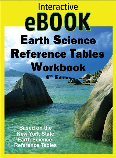 Earth Science Reference Tables Workbook For Sale Written Earth Science Workbook - Earth Science Workbook