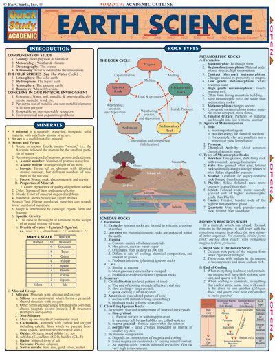 Earth Science Study Guide For
