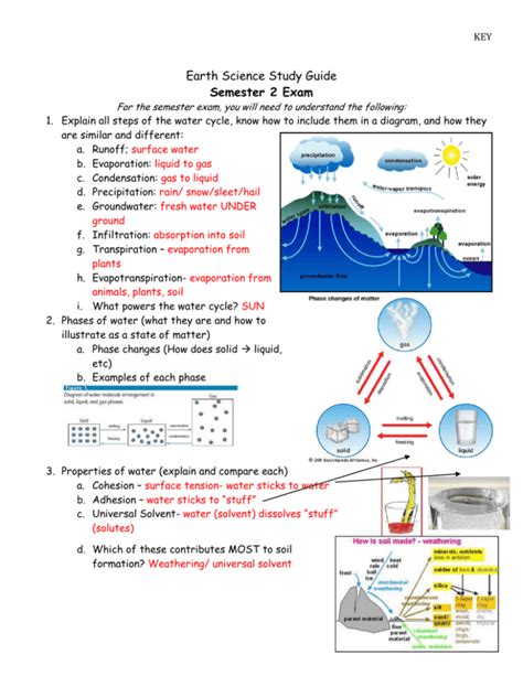 Earth Science Study Guide Questions