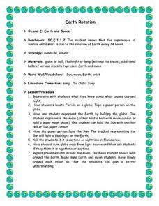 Earth X27 S Rotation Lesson Plan For 4th Earth S Rotation Worksheet 4th Grade - Earth's Rotation Worksheet 4th Grade
