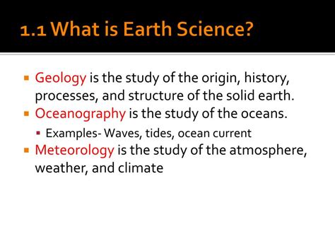 Read Online Earth Science Chapter 1 