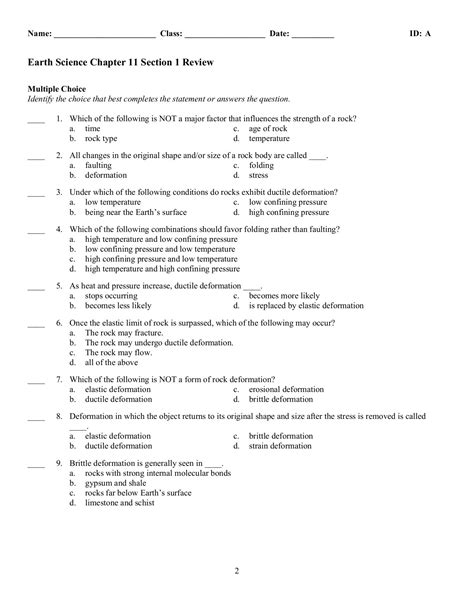 Read Online Earth Science Chapter 11 Test Answers Golomo 