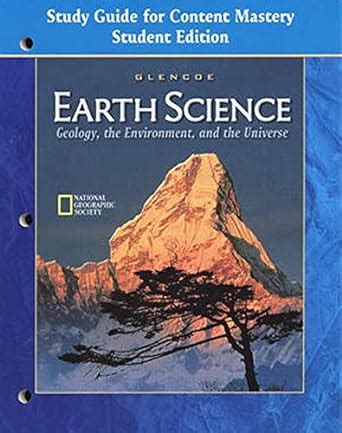 Download Earth Science Geology The Environment And Universe Study Guide 