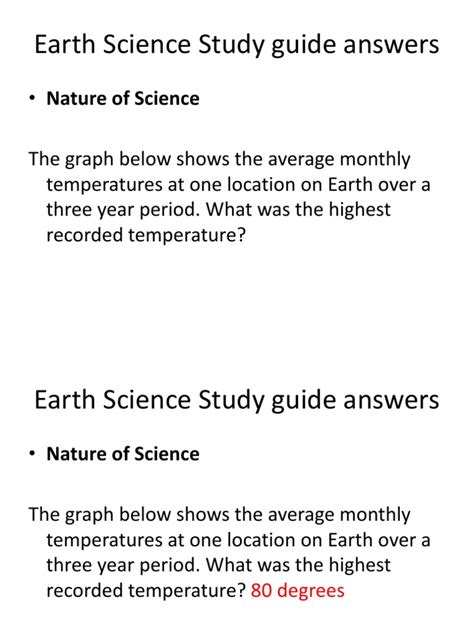 Read Earth Science Study Guide Answers 