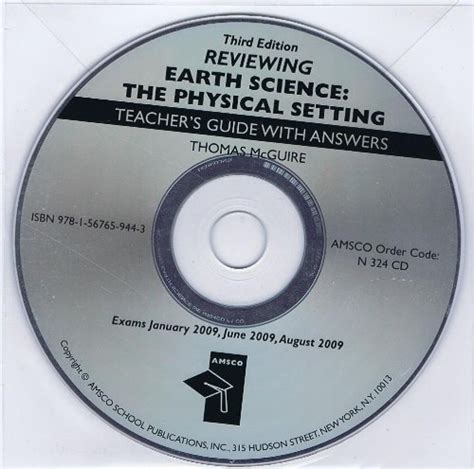 Read Online Earth Science The Physical Setting By Thomas Mcguire Third Edition Answer Key 2011 