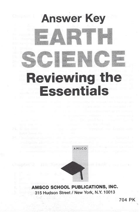Read Earth Science The Physical Setting Thomas Mcguire Third Edition Answer Key 