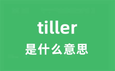 earth-tiller是什么意思_earth-tiller在线中文翻译、读音、用法和 …