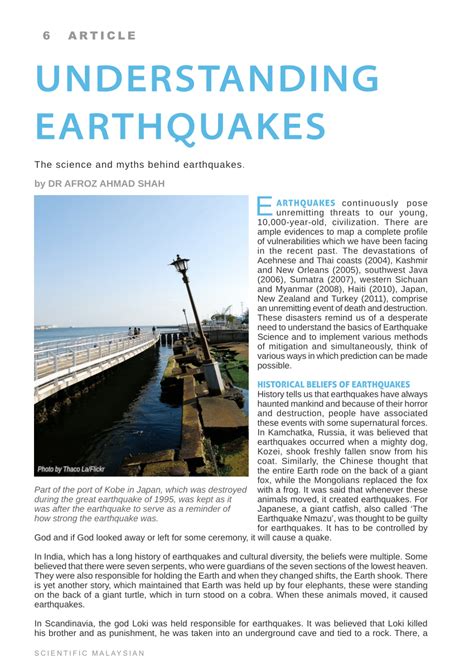 Read Online Earthquake Research Paper 