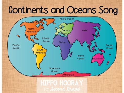 Earthu0027s Continents Oceans 2nd 5th Video Amp Worksheets 2nd Grade Earth S Continents Worksheet - 2nd Grade Earth's Continents Worksheet