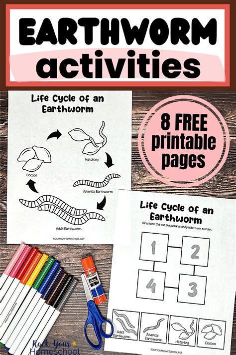 Earthworm Activities For Science Fun Ideas And 8 Preschool Worm Worksheet - Preschool Worm Worksheet