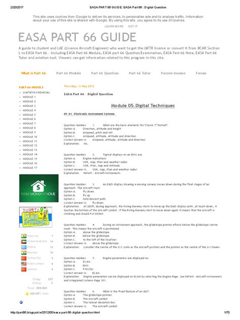 Read Easa Modules Question Papers 