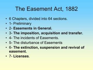 Easement Act 1882