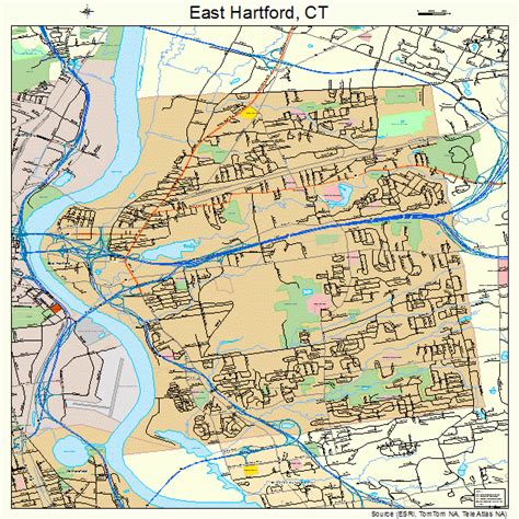 East Hartford Ct Street Map