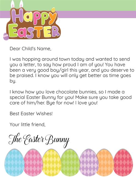 Easter Bunny Letter Template Free Easter Rabbit Twinkl Writing To The Easter Bunny - Writing To The Easter Bunny