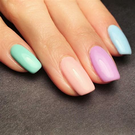 easter colors nails