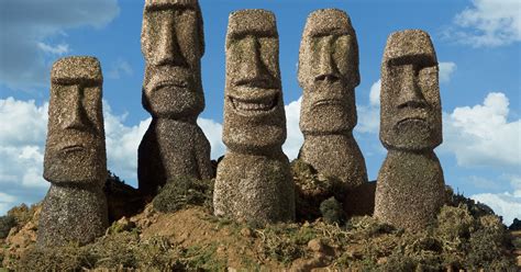 easter island statues Crossword Clue Wordplays.com