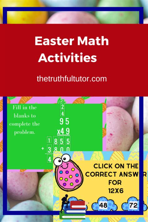 Easter Math Activities The Truthful Tutor Easter Math Activities For Middle School - Easter Math Activities For Middle School