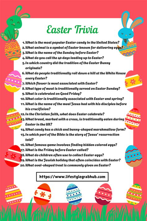 Easter Quiz Questions