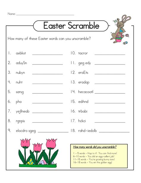 Easter Word Scramble Mom Vs The Boys Easter Word Scramble Answers - Easter Word Scramble Answers
