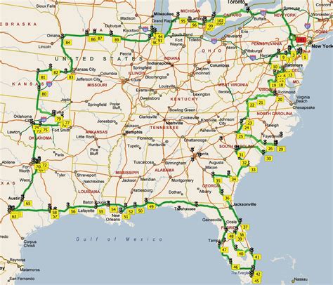 Eastern Us Map Google My Maps Map Of Eastern United States - Map Of Eastern United States