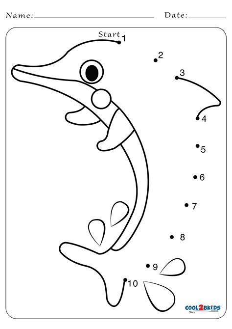 Easy 1 10 Dot To Dot Worksheets Nature Join The Dots Pictures - Join The Dots Pictures