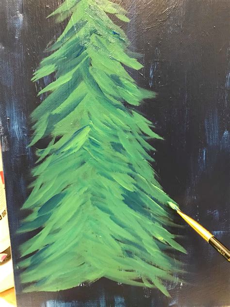 Easy Acrylic Paintings Of Trees