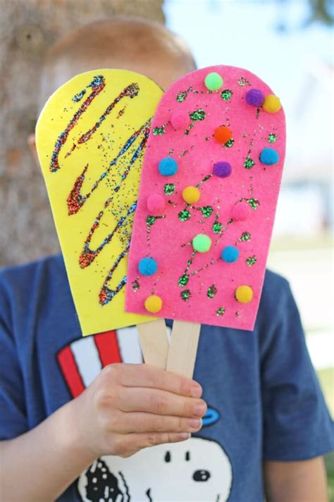 Easy And Fun Summer Arts And Crafts For Summer Art Kindergarten - Summer Art Kindergarten