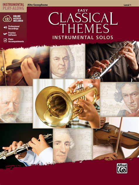 easy classical themes instrumental solos horn in