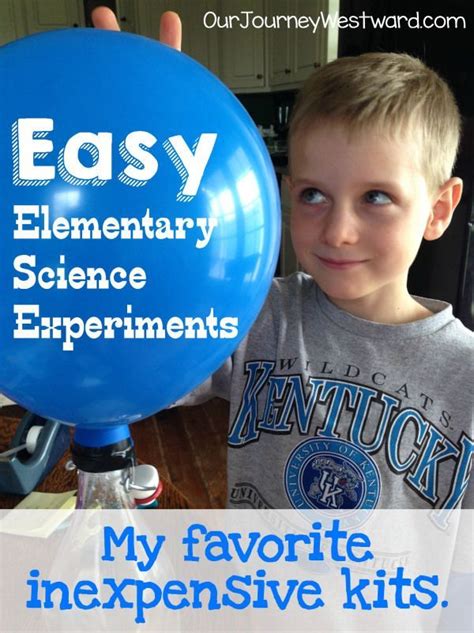 Easy Elementary Science Experiments Our Journey Westward Science Experiments For Elementary - Science Experiments For Elementary