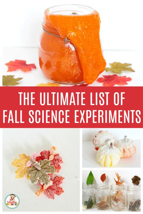 Easy Fall Science Experiments For Elementary Students Steamsational Fall Science Activities - Fall Science Activities