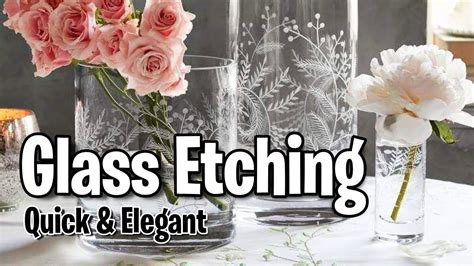 Easy Glass Etching