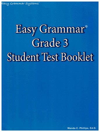 Easy Grammar Curriculum The Hsd Easy Grammar Grade 3 - Easy Grammar Grade 3