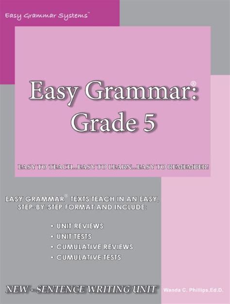 Easy Grammar Grade 5   Easy Grammar Student Workbook Grade 5 Mardel 9780936981451 - Easy Grammar Grade 5