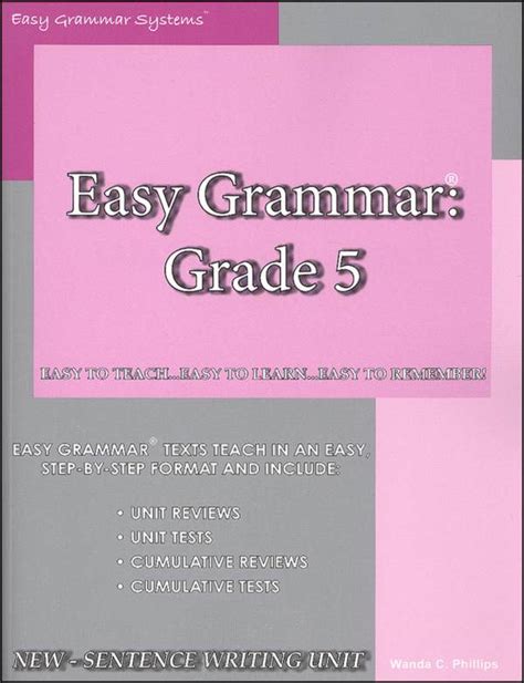Easy Grammar Grades 5 Amp 6 Teachrs Gd Easy Grammar Grade 5 - Easy Grammar Grade 5