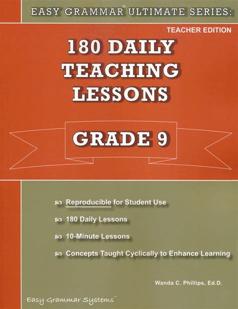 Easy Grammar Ultimate Series 180 Daily Teaching Lessons Easy Grammar 9th Grade - Easy Grammar 9th Grade