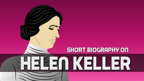 easy helen keller biography for children